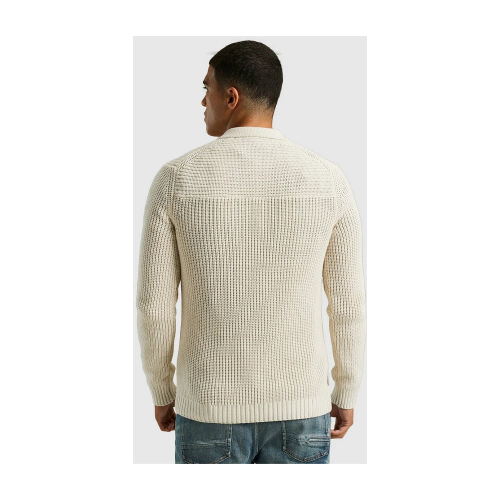 Cast Iron Pullover Lange Mouw Polo Regular Fit Gray Heren