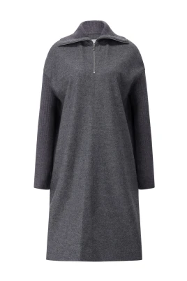 Fine Wool Midi Dress
