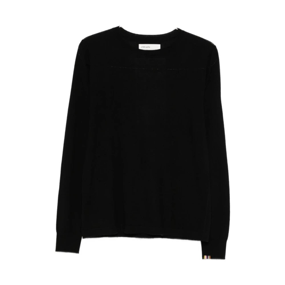Extreme Cashmere Women's Black N.415 Selfie Jumper - Cashmere Knitwear - One Size - Knitwear