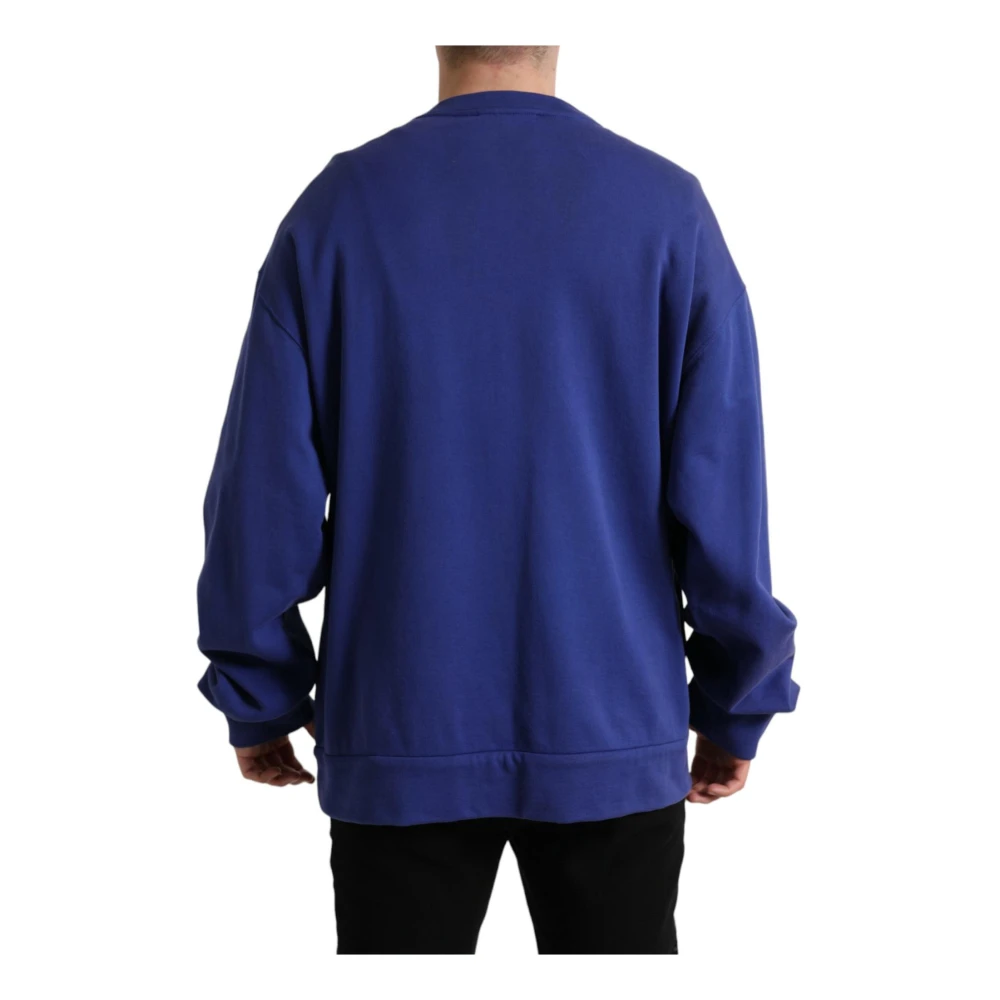 Dolce & Gabbana Sweatshirts Blue Heren