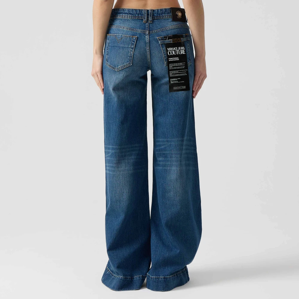 Versace Jeans Couture Trousers Blue Dames