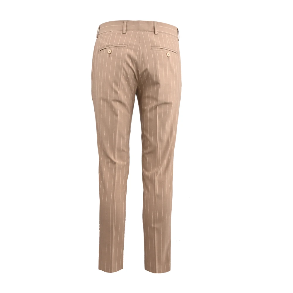 Daniele Alessandrini Polyester jumpsuit met krijtstreep Beige Heren