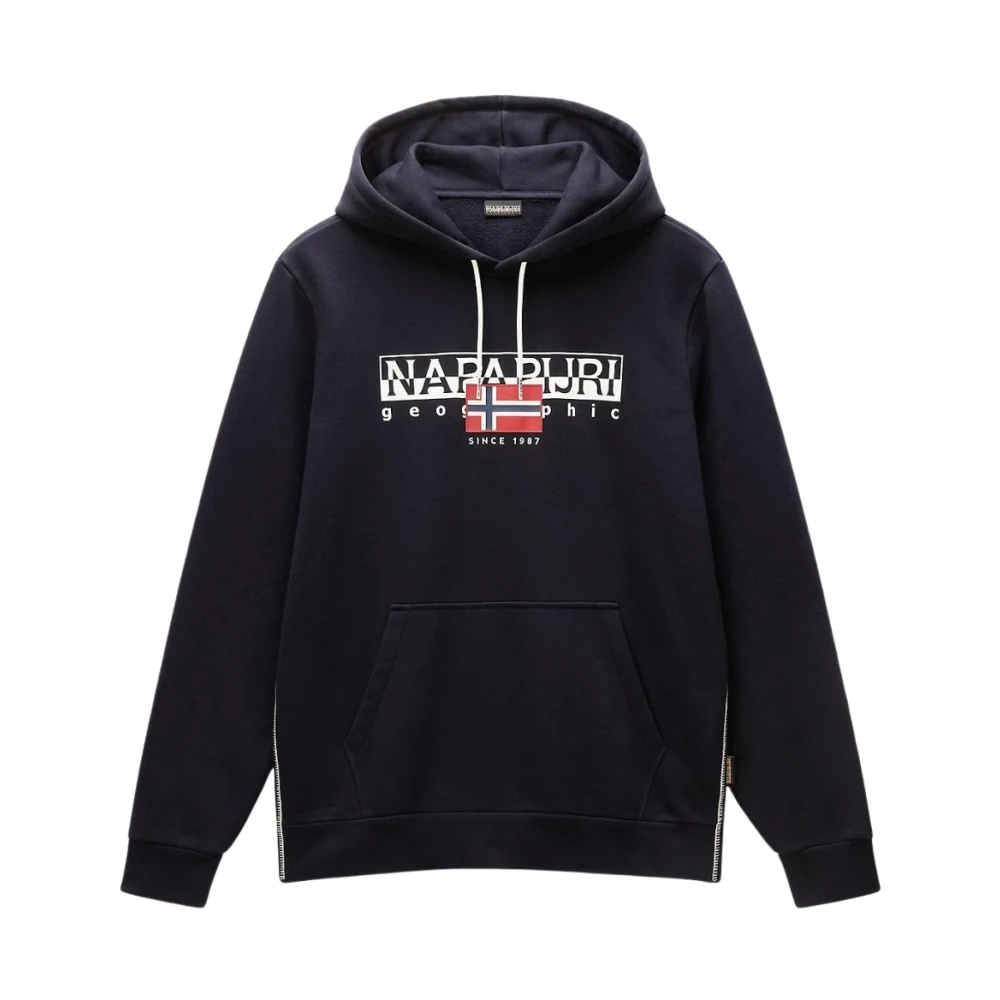Napapijri Zwarte Hoodie Aylmer Winter Black Heren