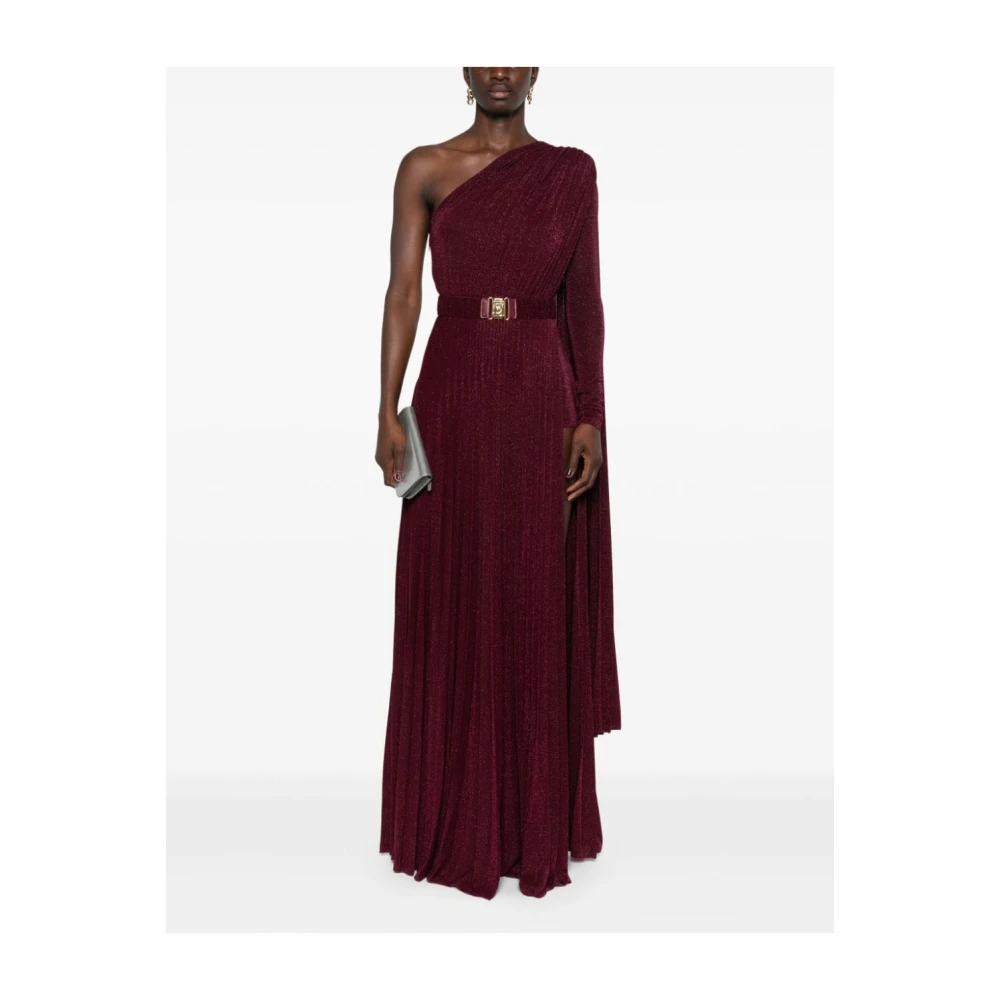 Elisabetta Franchi Rode Jurk voor Vrouwen Aw24 Red Dames