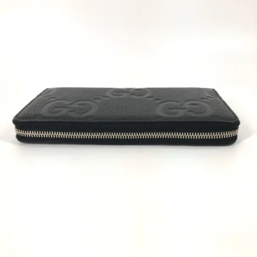Gucci Vintage Pre-owned Leather wallets Black Heren