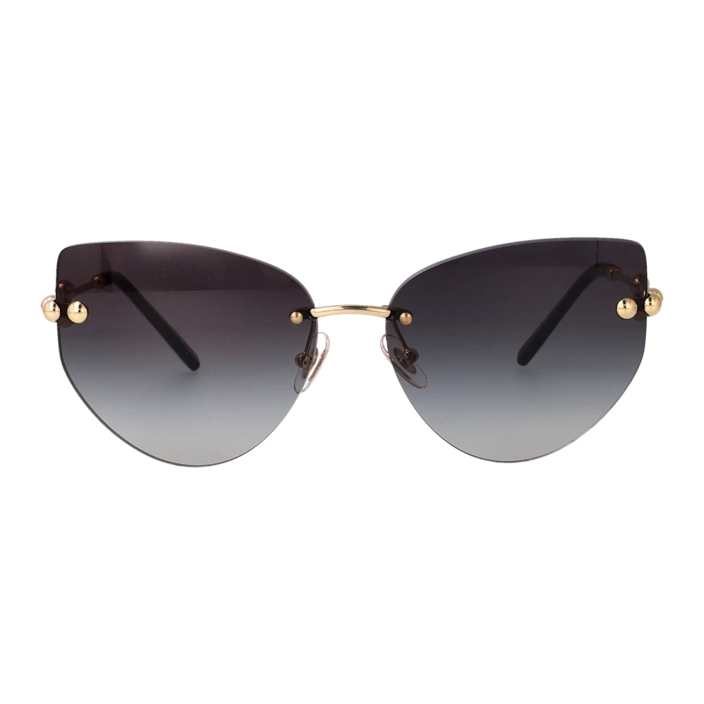Tiffany Women's Grey Woman Tf3096 60213C Sunglasses Metal Gold Butterfly Normal Shaded - Image 2