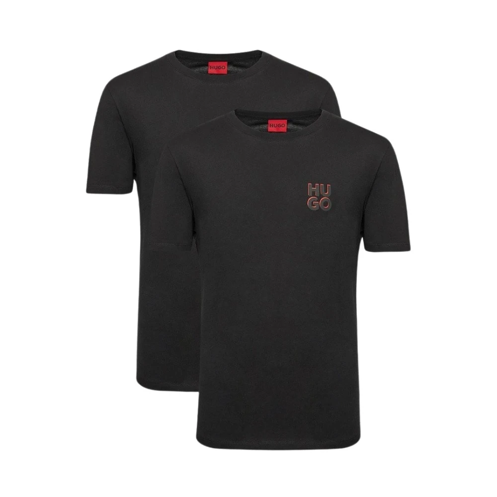 Hugo Boss Stijlvolle 2-in-1 T-shirt Black Heren