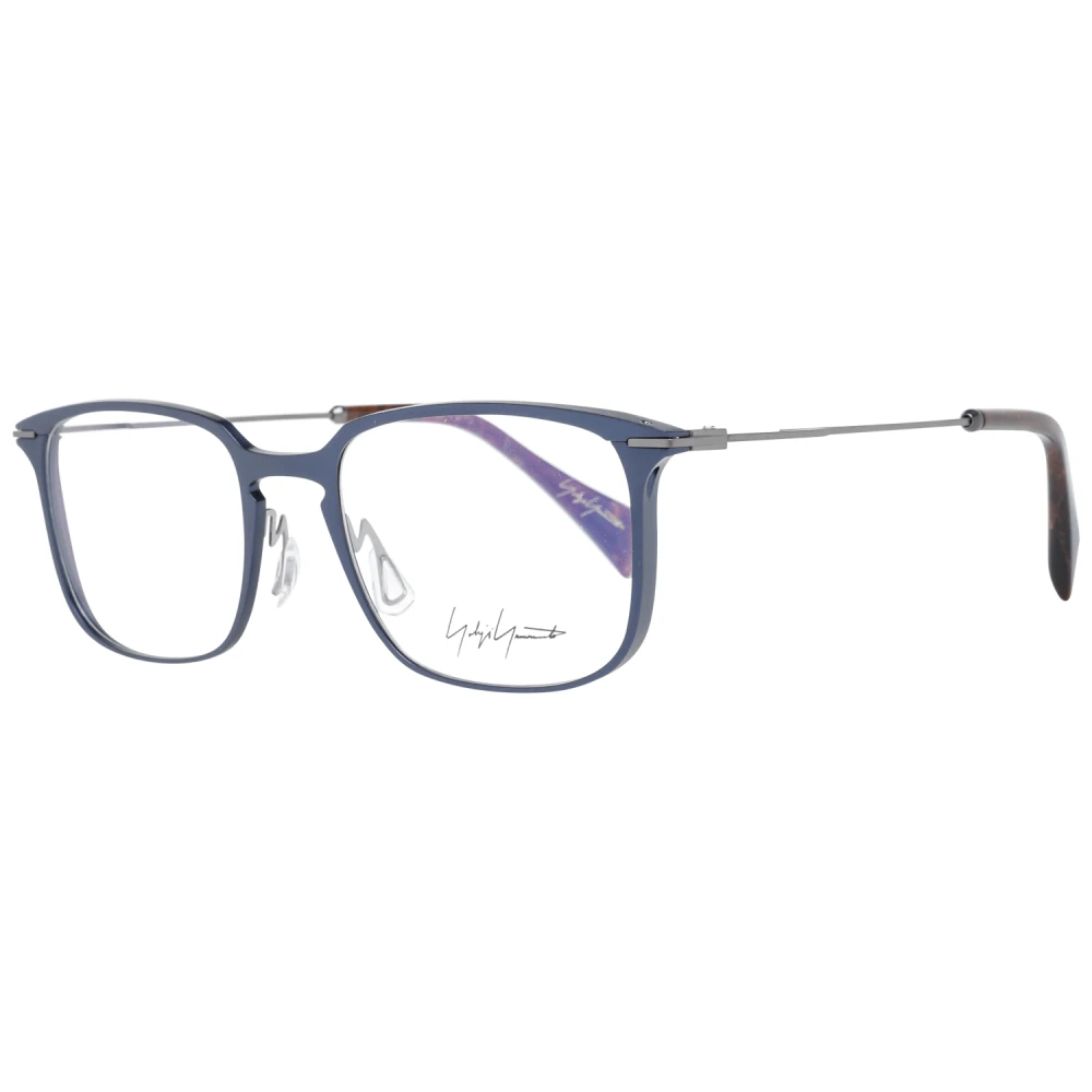 Yohji Yamamoto Blauwe Heren Optische Brillen met Blauw Filter Blue Heren