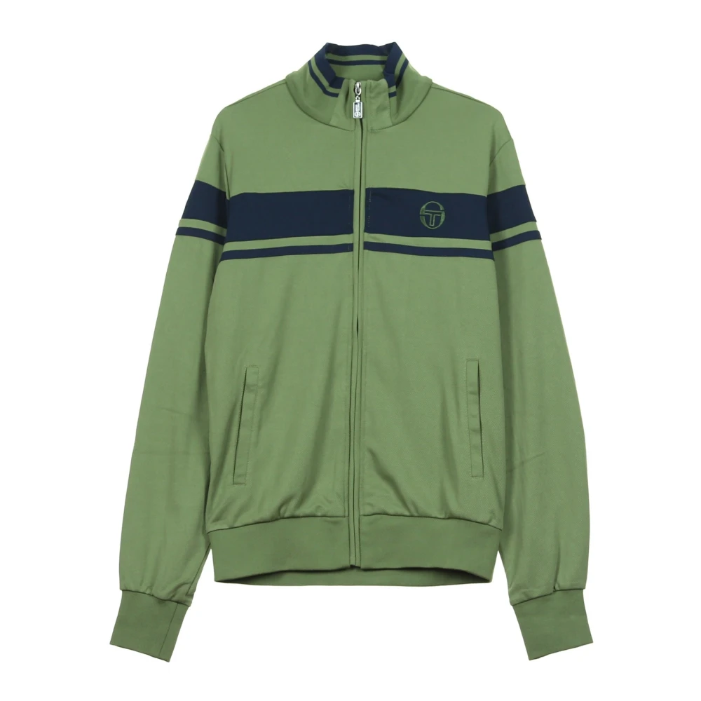 Sergio Tacchini Heren Trainingspak Jas Olivine Green Heren