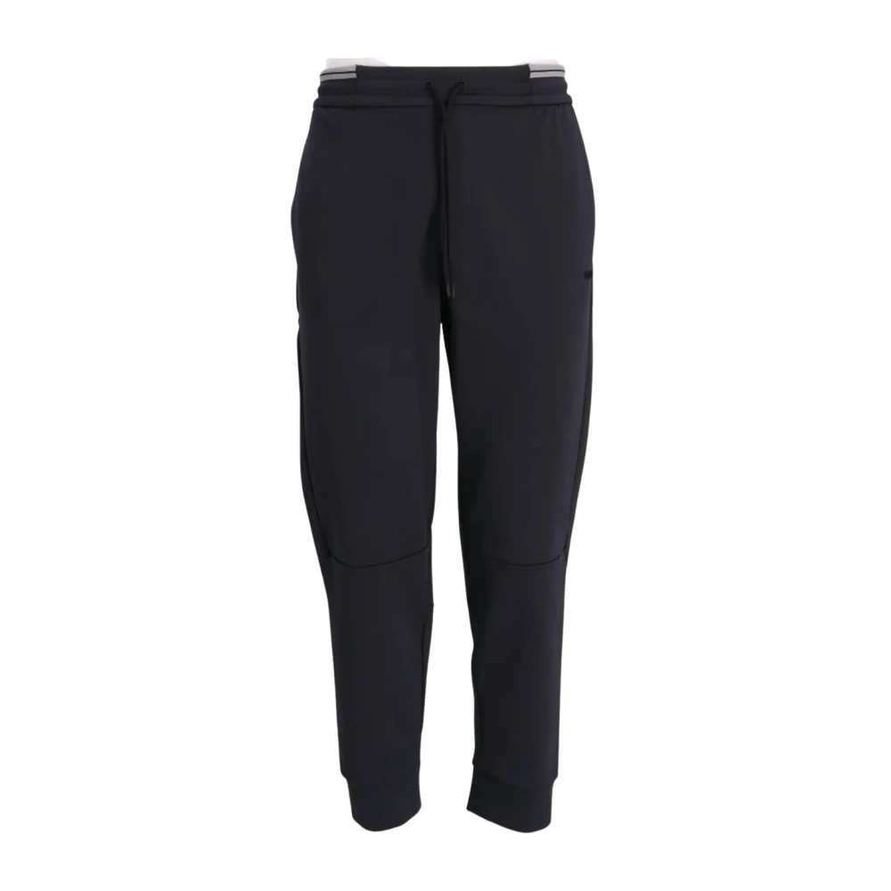 Boss Green Men's Blue Sweatpants, 3XL, Joggers With Embossed Logo