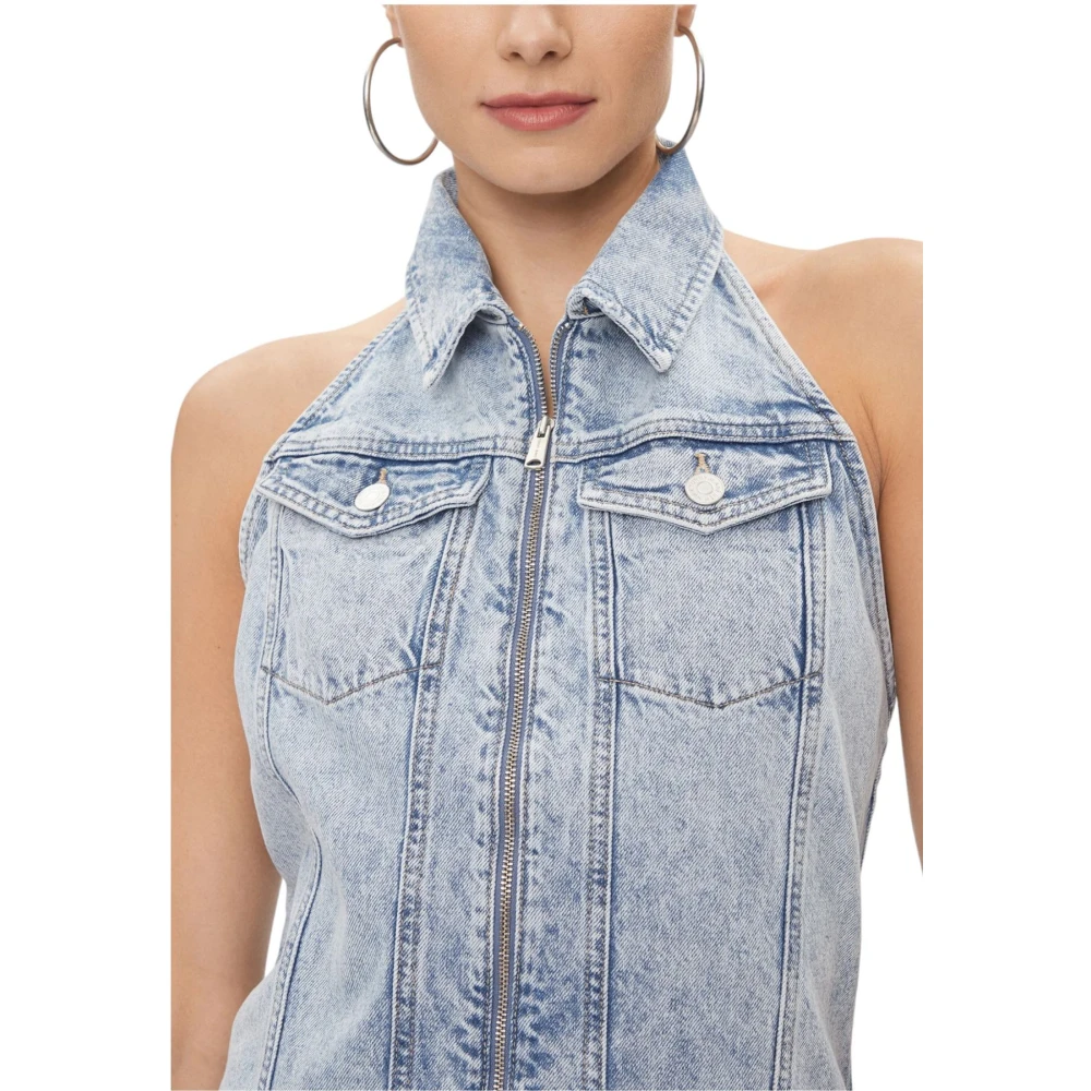 Tommy Jeans Korte Jurk Blue Dames