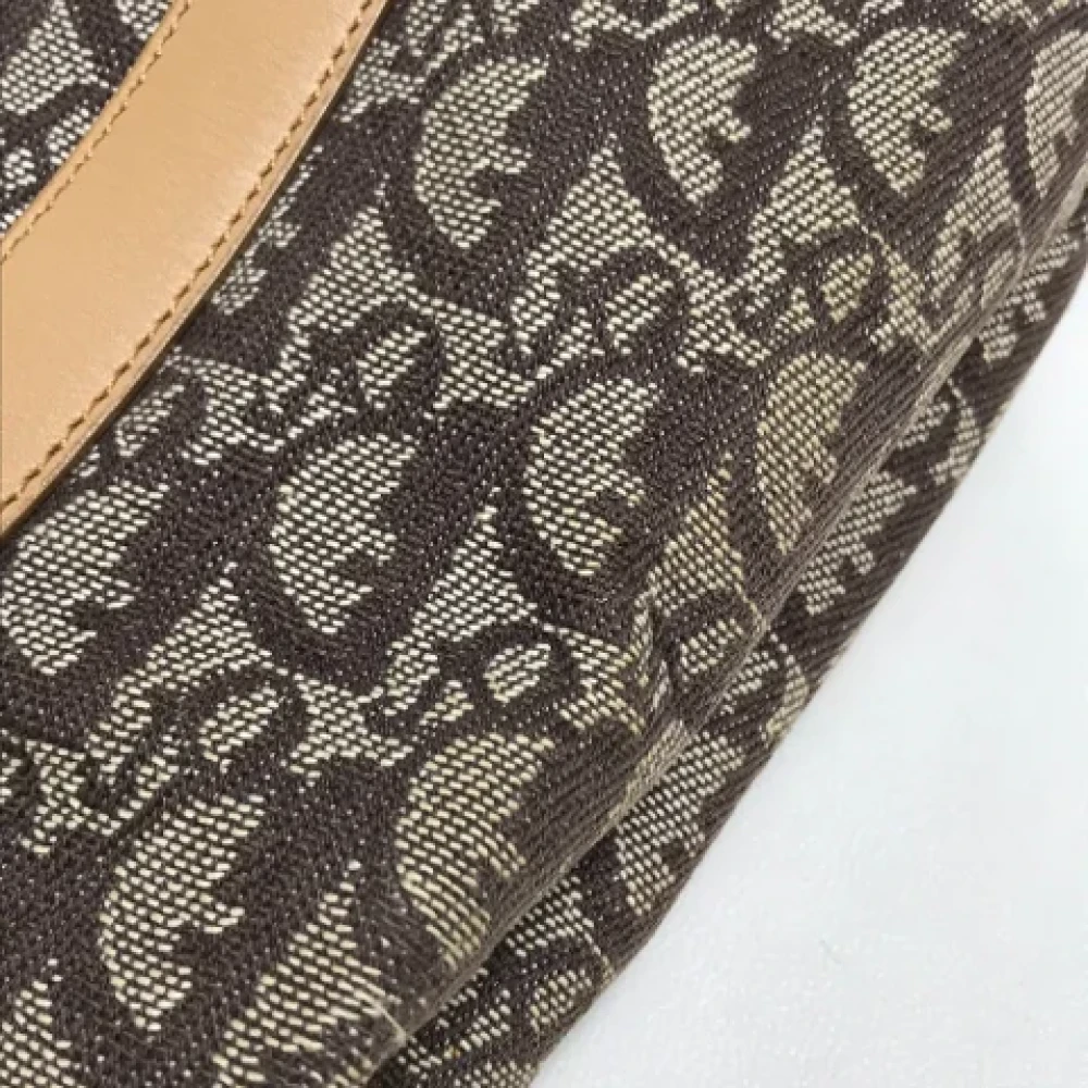Dior Vintage Pre-owned Fabric dior-bags Beige Dames