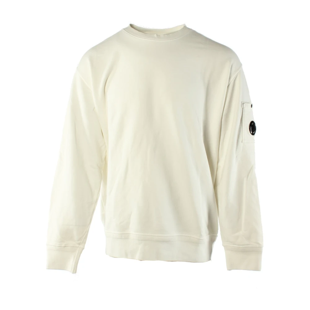C.P. Company Witte Katoenen Sweater voor Heren White Heren