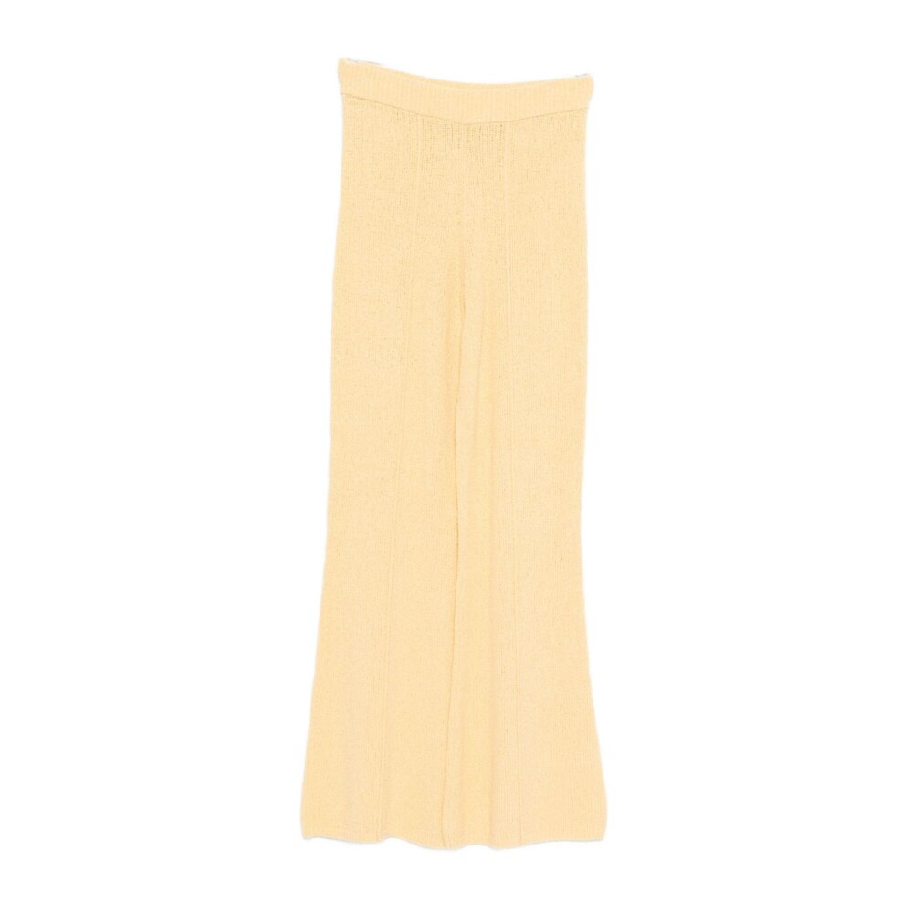 パンツ Stella Mccartney Canary Yellow Satin Relaxed Fit Trousers Trainsuit Sweatpants by adidas by Stella McCartney | Rent