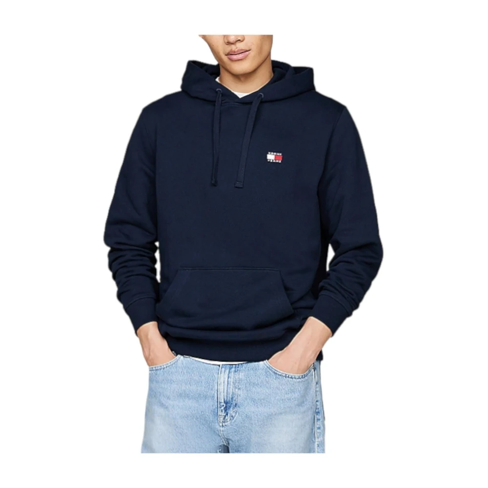 Tommy Hilfiger Red Badge Hoodie Blue Heren