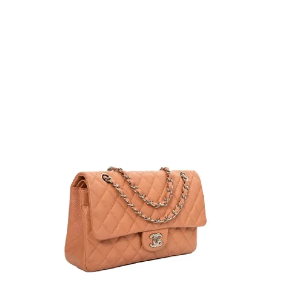 Chanel Vintage Pre-owned Leather chanel-bags Pink Dames