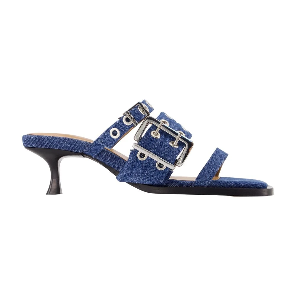 Ganni Donna Blu Scarpe, 36 Eu, New,