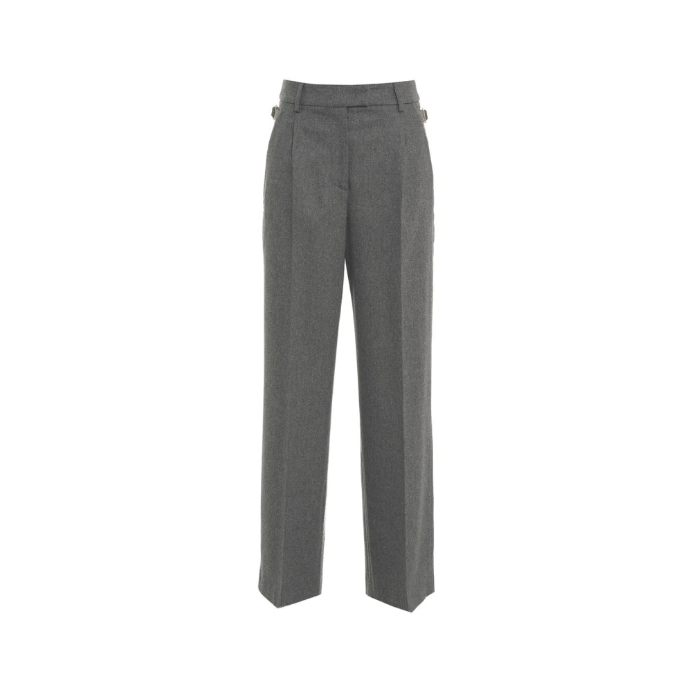 Pt01 Grijze Broek Aw24 Gray Dames