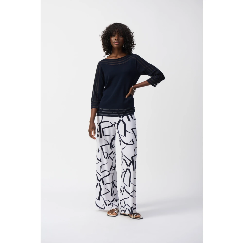 Joseph Ribkoff Elegante Zwarte Jurk voor Vrouwen Blue Dames