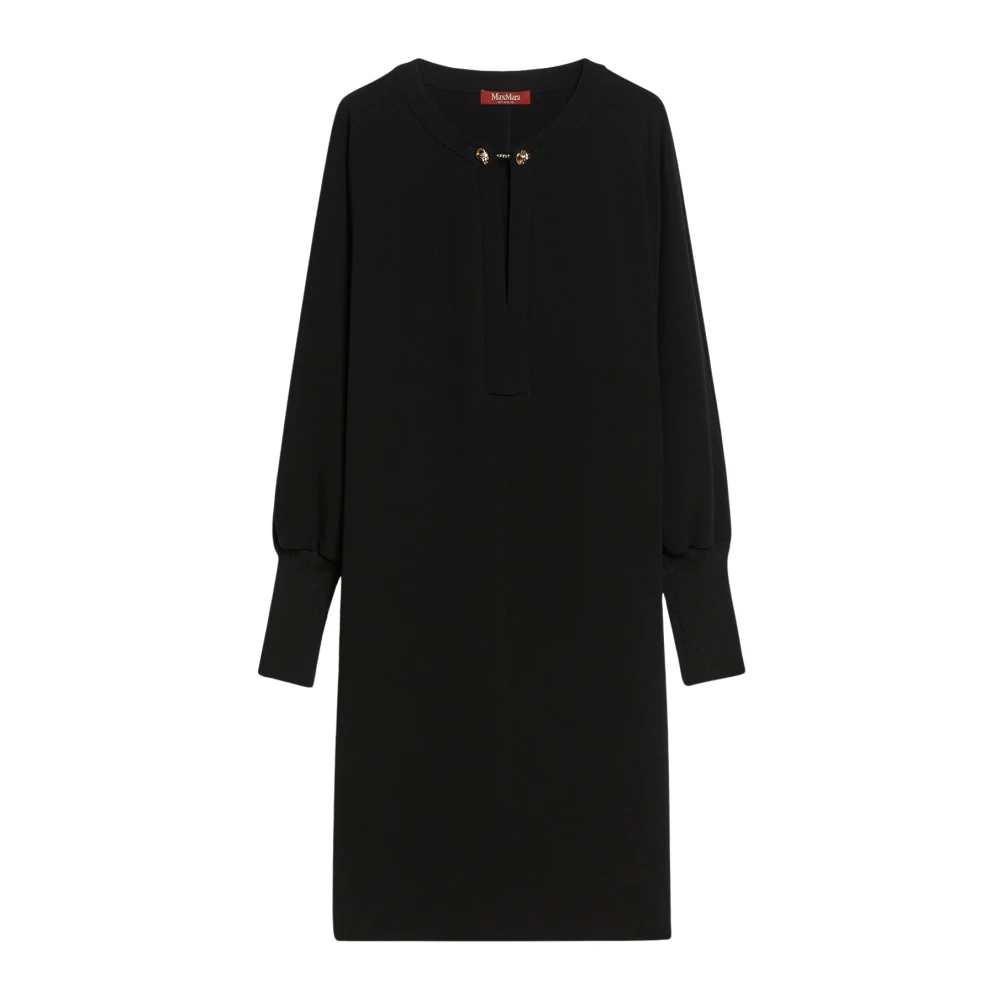 Max Mara Elegante Asti Jurk voor Vrouwen Black Dames
