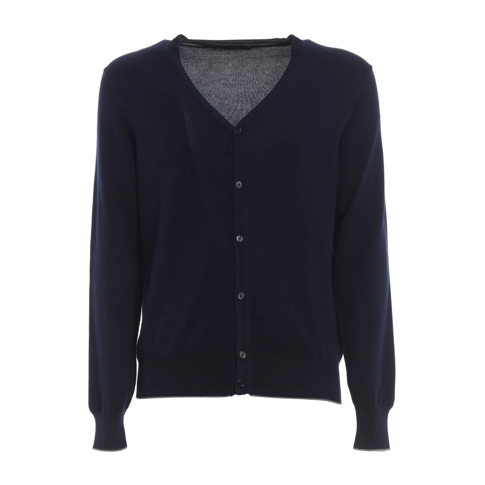 Fay Cardigan Blue Heren