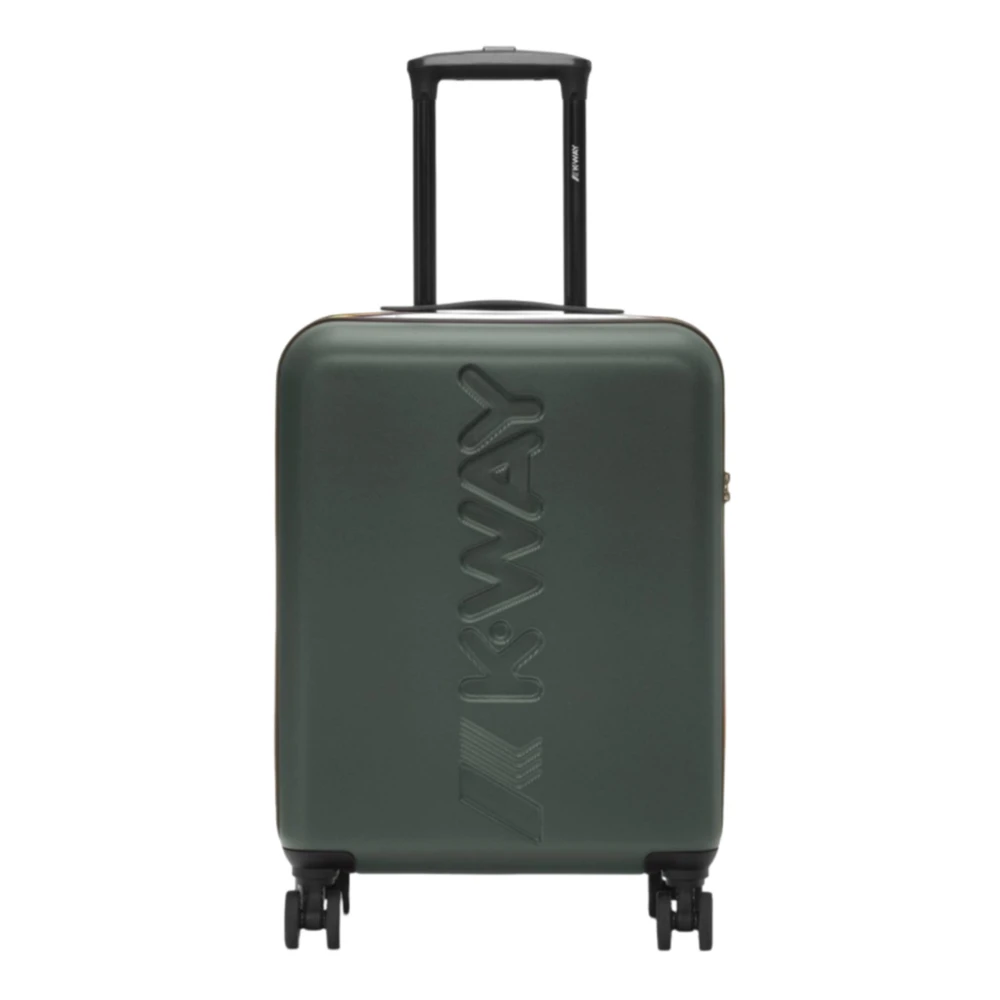 K-Way Grön Hardshell Resväska Medium Green, Unisex