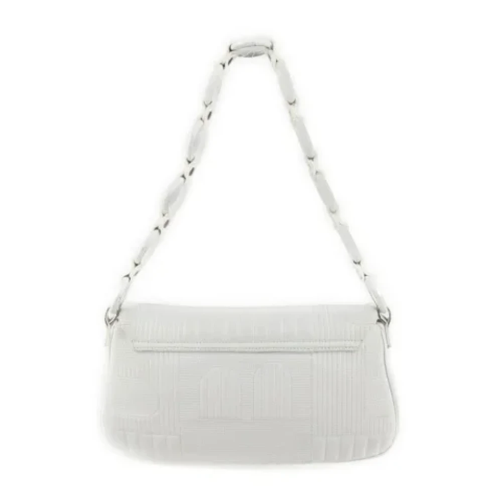 Bally Pre-owned Fabric shoulder-bags White Dames