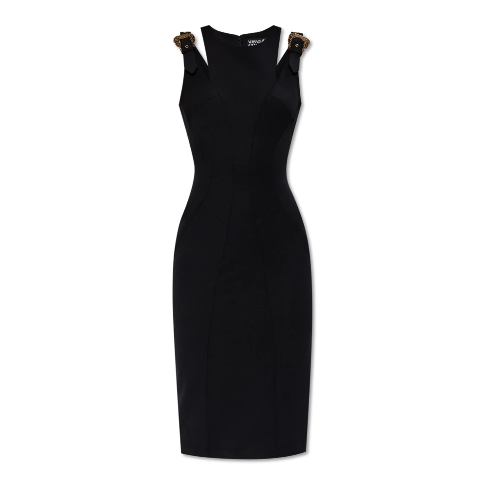Versace Jeans Couture Women's Black Sleeveless Dress