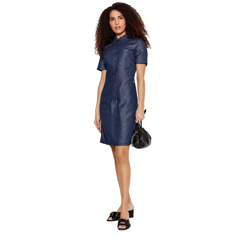 Trussardi Korte Jurk Blue Dames