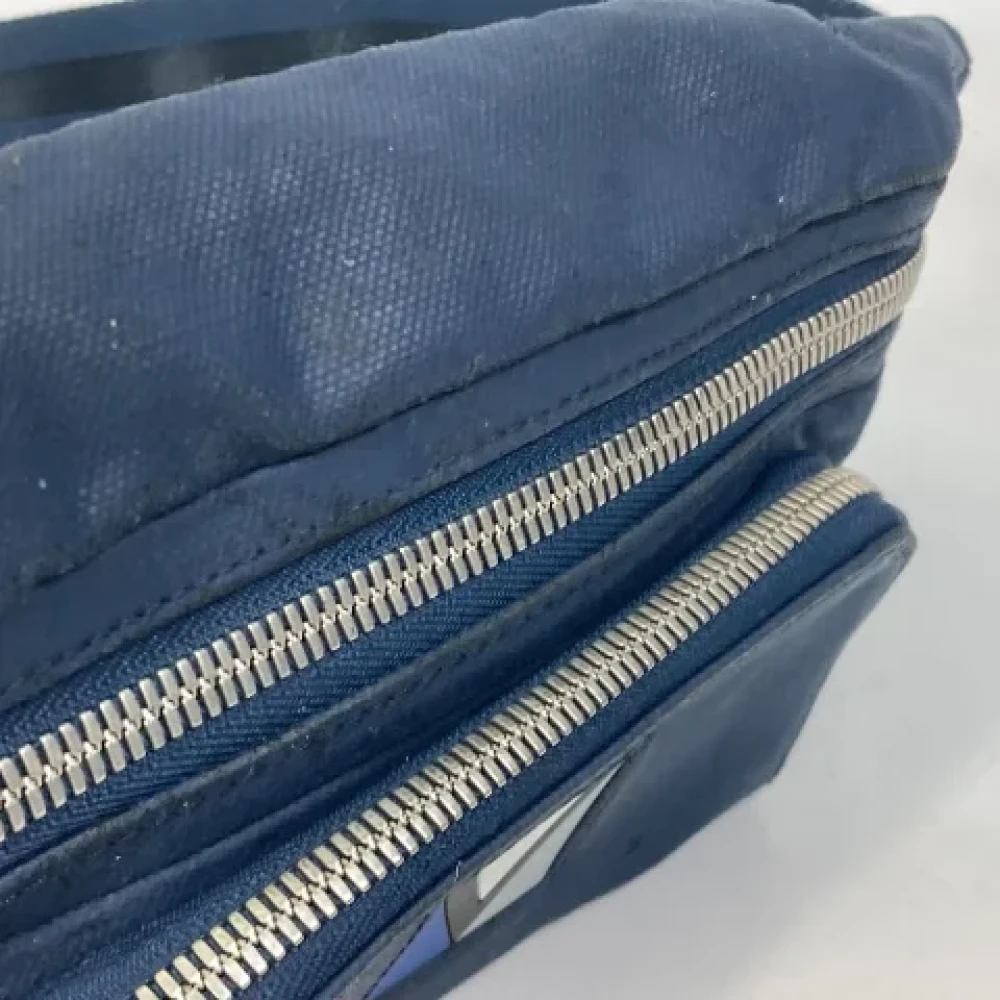 Louis Vuitton Vintage Pre-owned Cotton louis-vuitton-bags Blue Dames