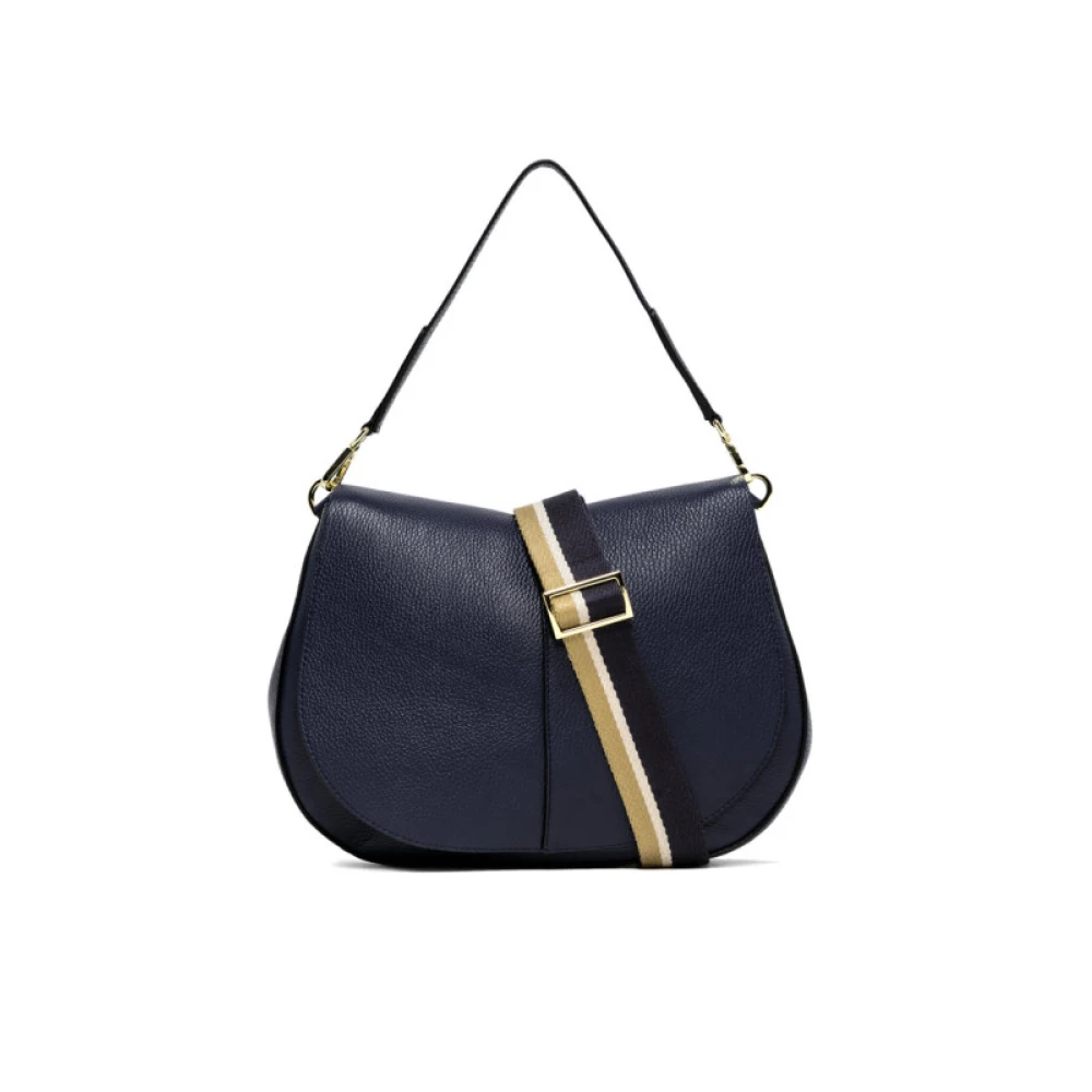 Gianni Chiarini Ronde Array Grote Handtas Blue Dames