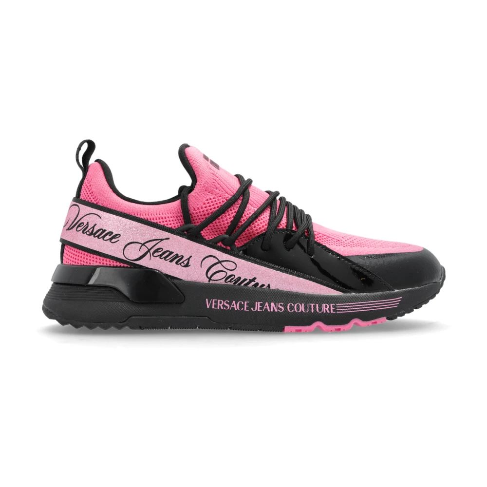 Versace Jeans Couture Logo Dynamic Sneakers Dames Schoenen Roze
