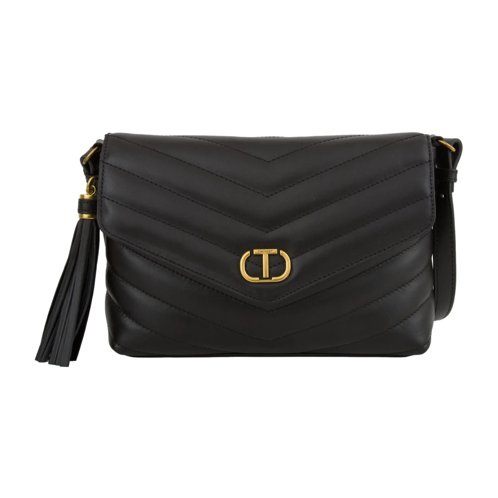 Twinset Zwarte Schoudertas Black Dames