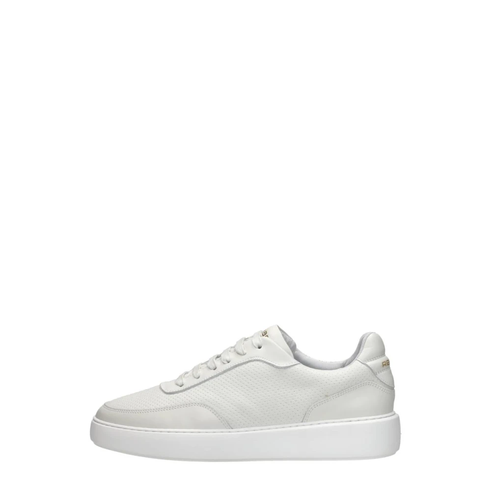 Rehab Taylor Leather Perforated Lace-up Shoe Heren Schoenen Wit