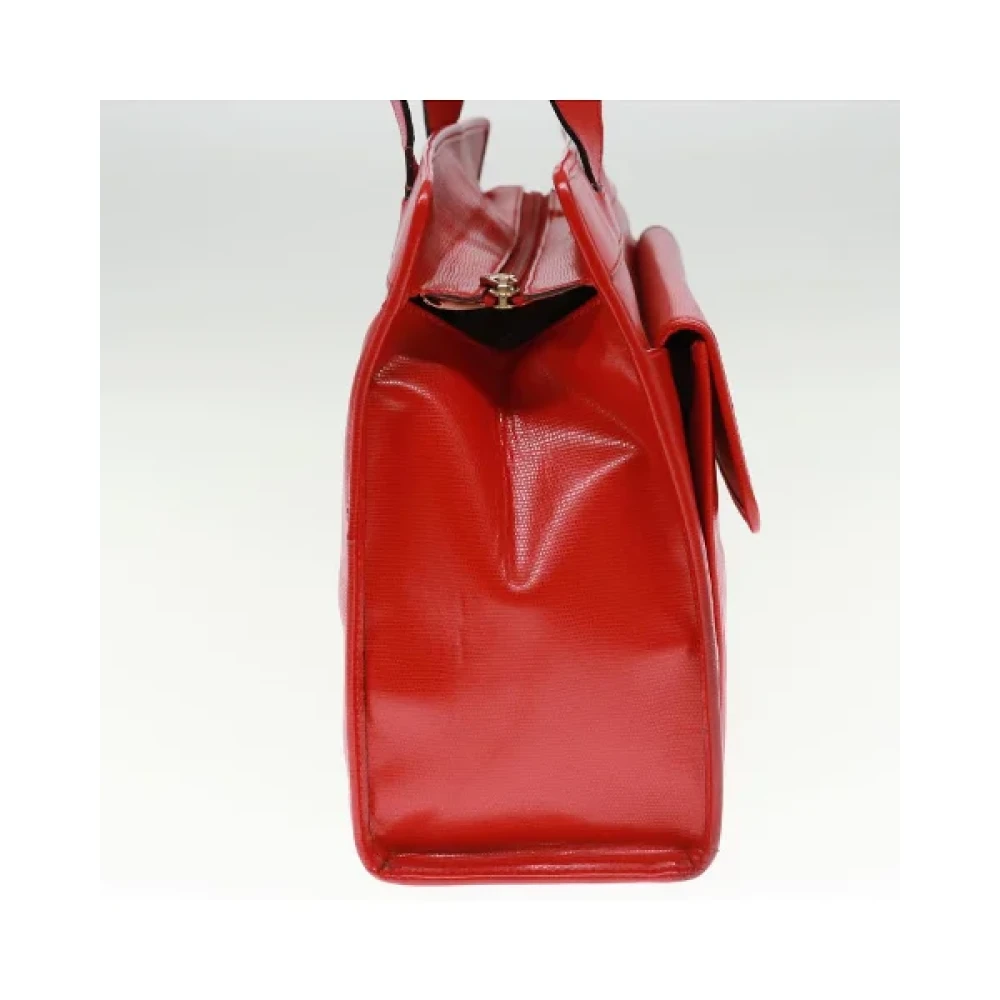 Celine Vintage Pre-owned Leather celine-bags Red Dames