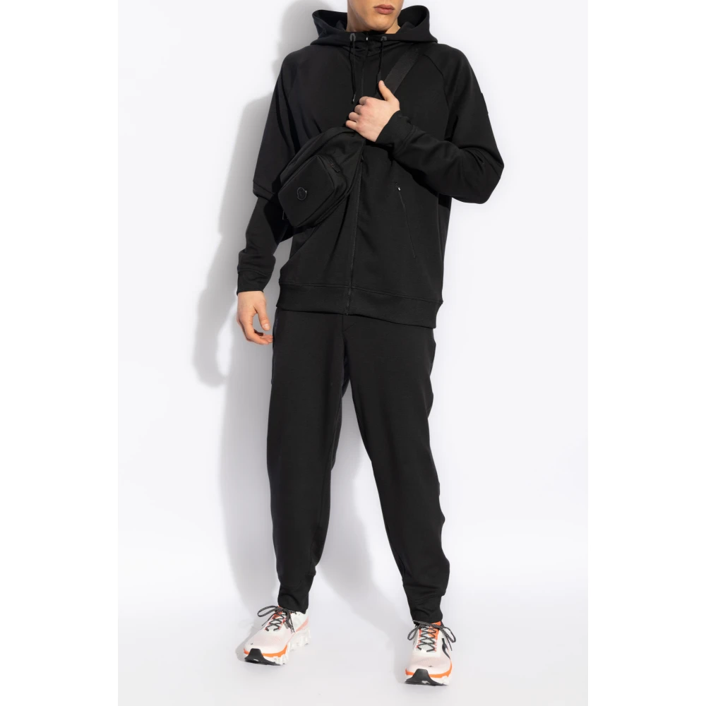 ON Running Hoodie Black Heren