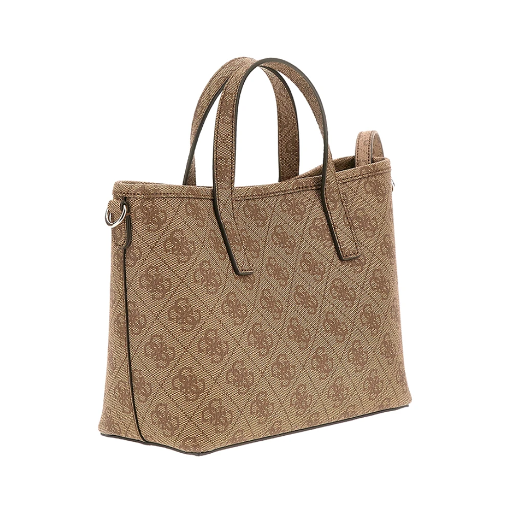 Guess Beige Shopper Tas met Gouden Details Beige Dames