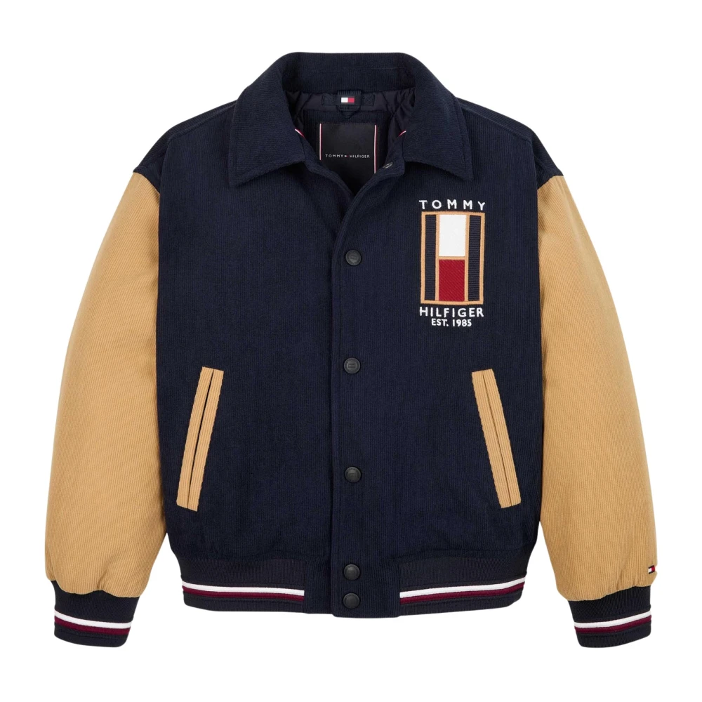 Tommy Hilfiger Färgblock Sammet Bomberjacka Multicolor, Pojke