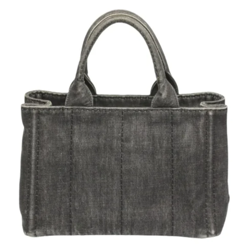 Prada Vintage Pre-owned Fabric prada-bags Gray Dames