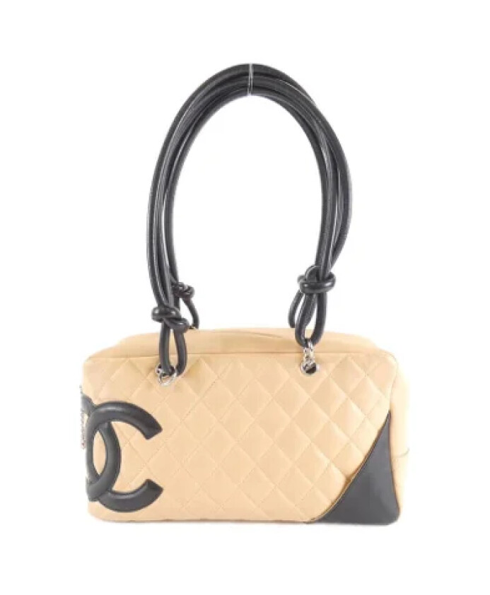 pre-owned-cuir-sacs-chanel