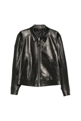 Nappa Grain Leather Biker