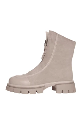 Chunky Zip Ankle Boots