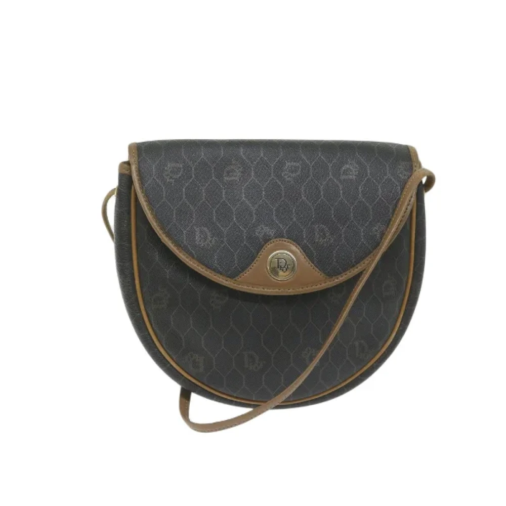 Dior Vintage Pre-owned Leather dior-bags Black Dames