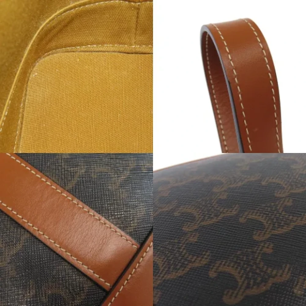Celine Vintage Pre-owned Plastic celine-bags Brown Dames