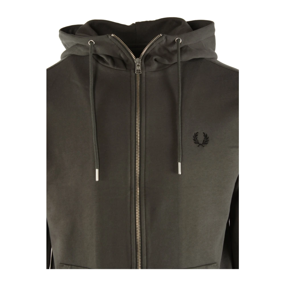 Fred Perry Groene Katoenen Heren Vest Green Heren