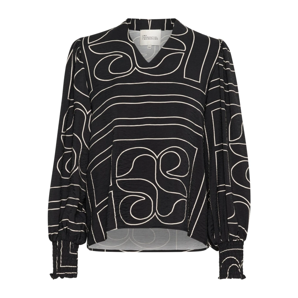 My Essential Wardrobe Women's Black Blouses - Blouses - Xl - Blouses & Shirts