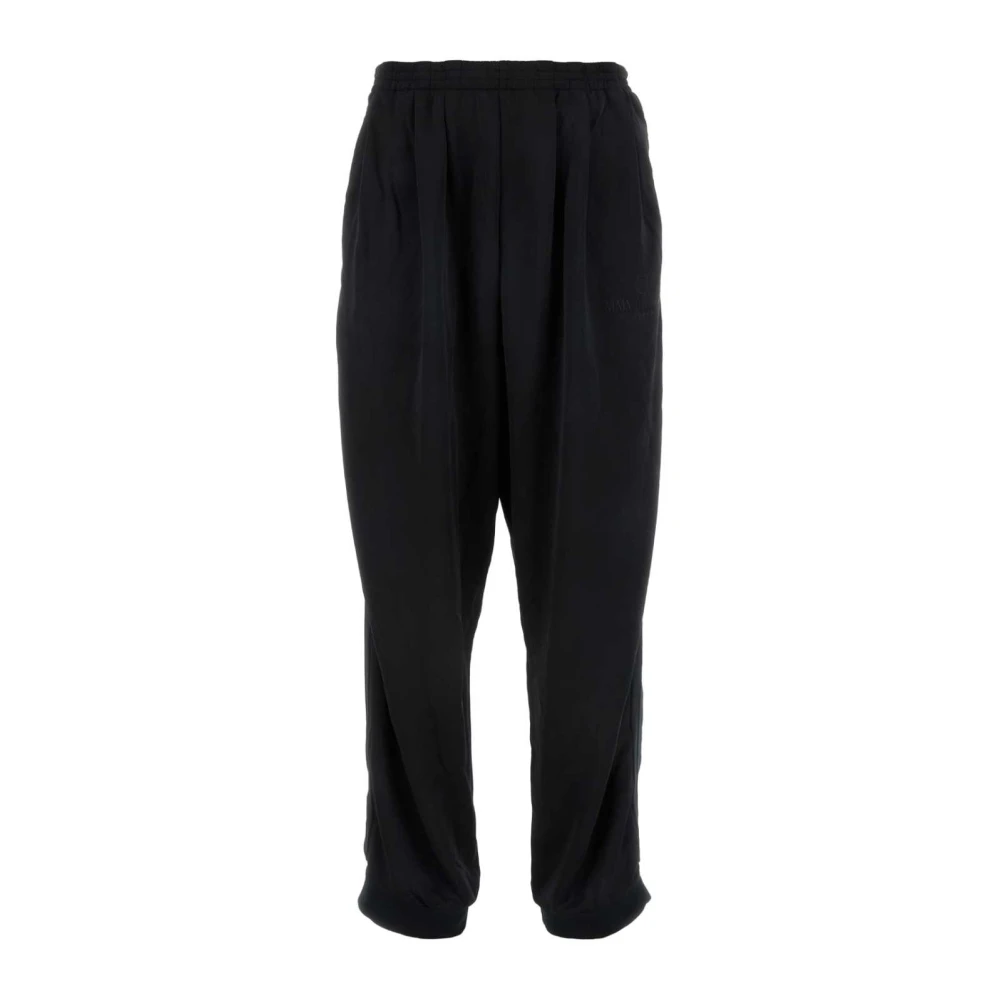 Mihara Yasuhiro Stijlvolle Zwarte Polyester Broek Black Heren