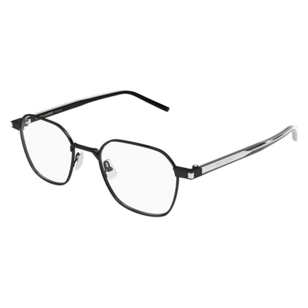 Saint Laurent Unisex Black Glasses, 50 Mm, Sl 883 Frame