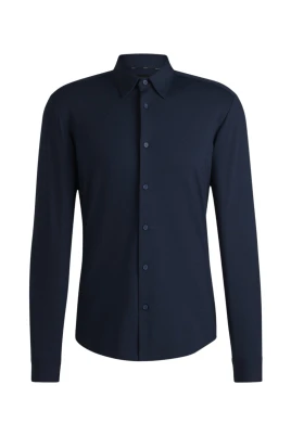 Performance-stretch Jersey Slim Fit Skjorta