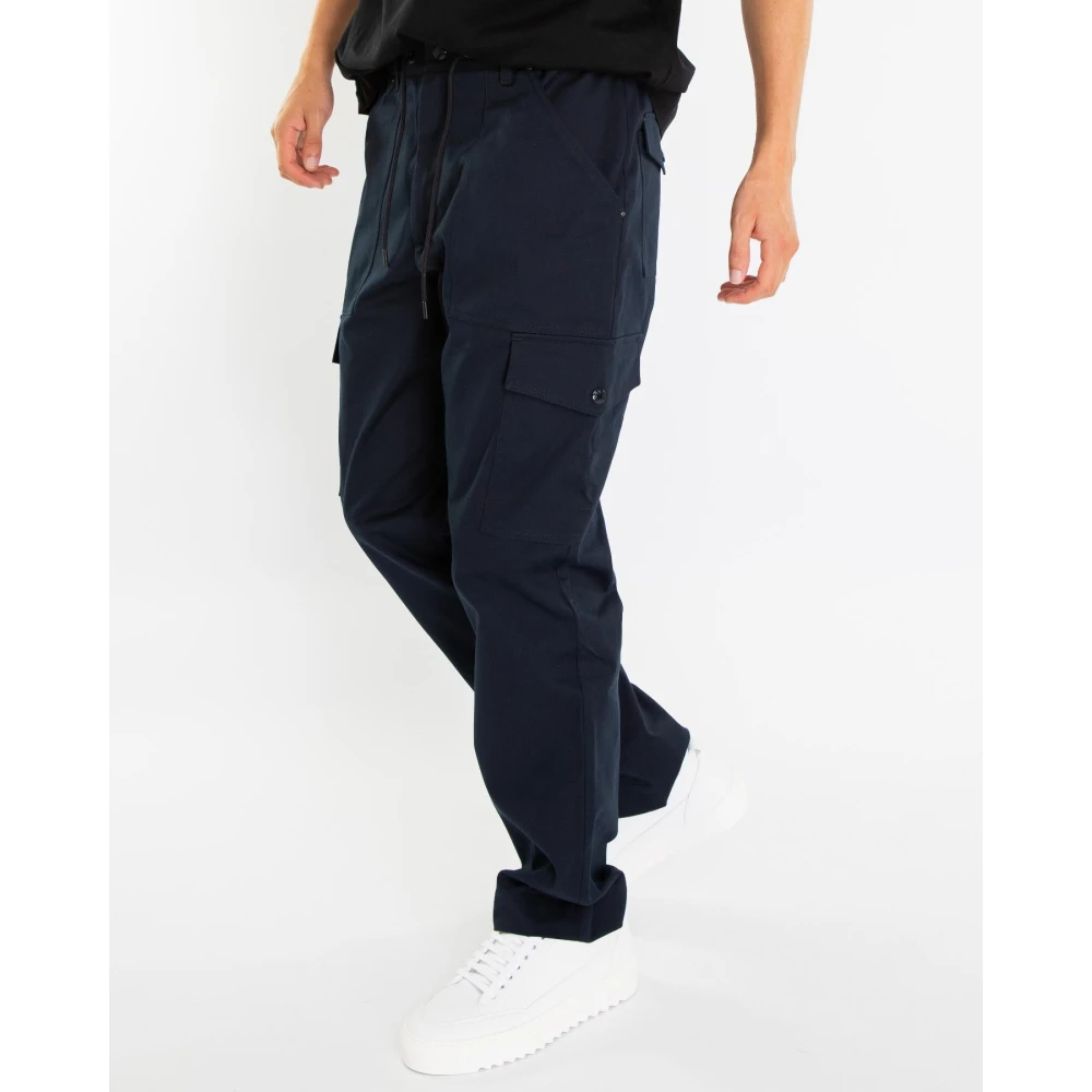 Moncler Heren Stijlvolle Broek Blue Heren